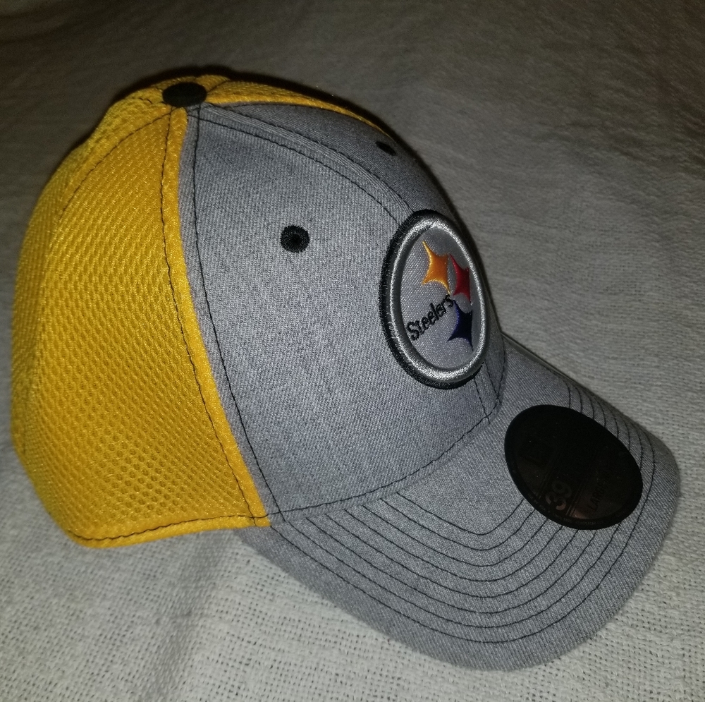 NEW WITH TAGS Steelers New Era 39Thirty hat L/XL - Picture 5 of 5